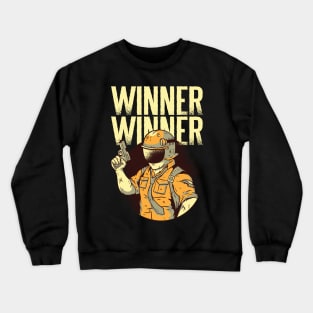 Winner Winner - Chicken Dinner - PUBG Inspired Crewneck Sweatshirt